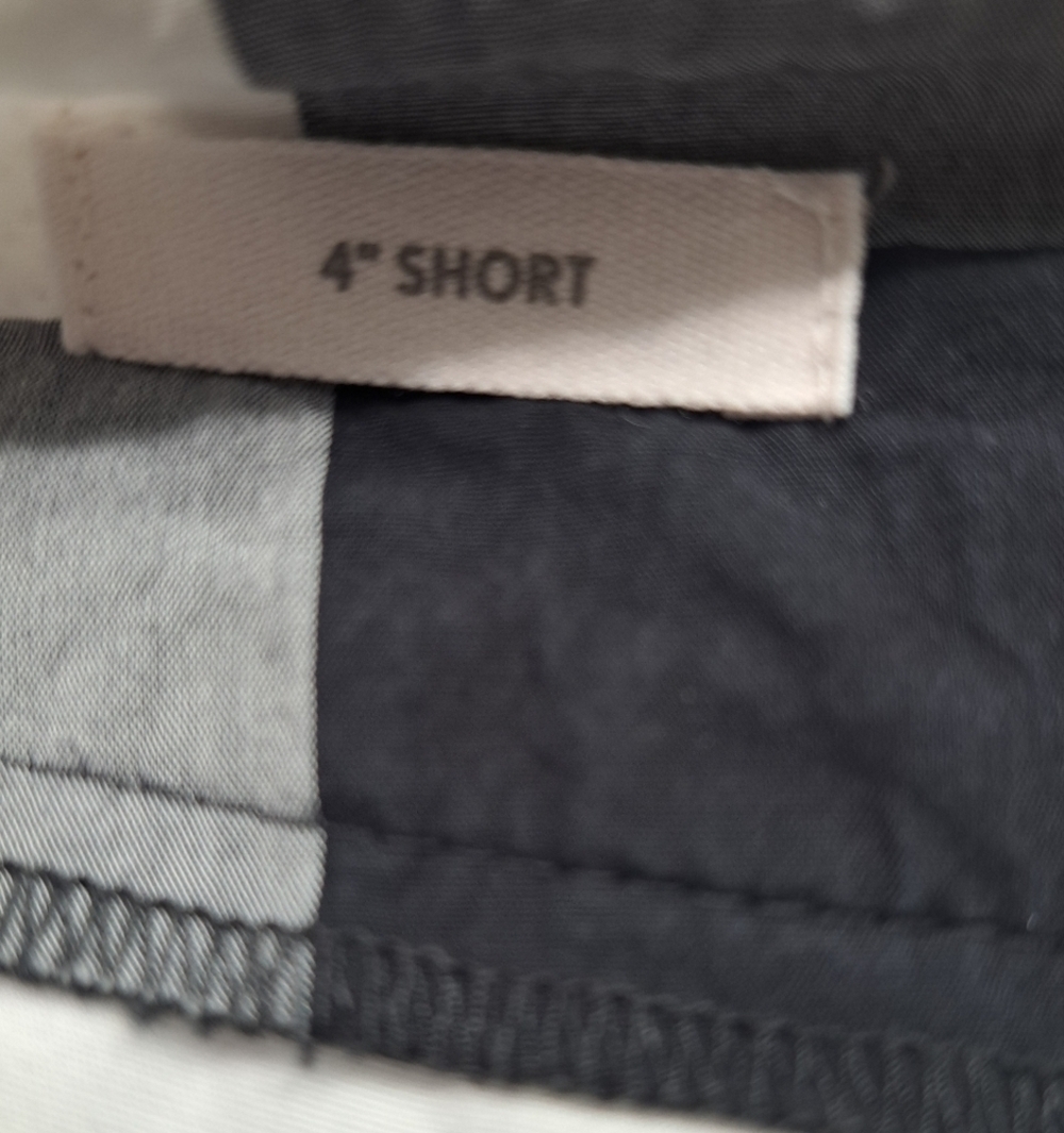 Loft  Black & White Buffalo Check Shorts - Picture 3 of 5